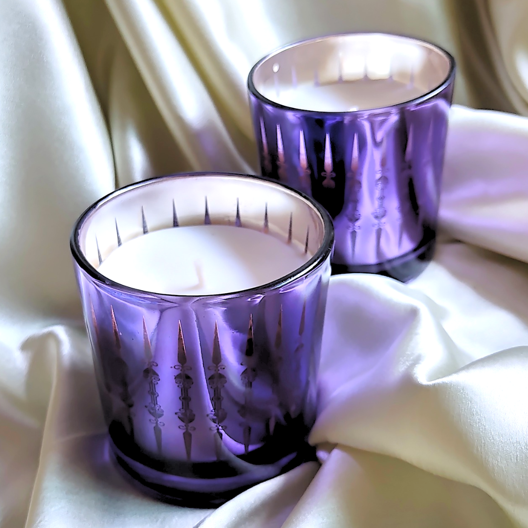 Purple Jar Candle