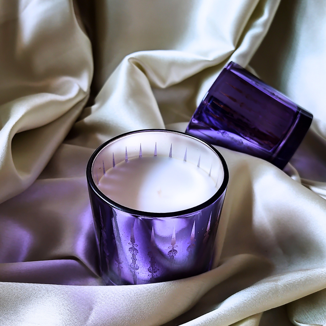 Purple Jar Candle