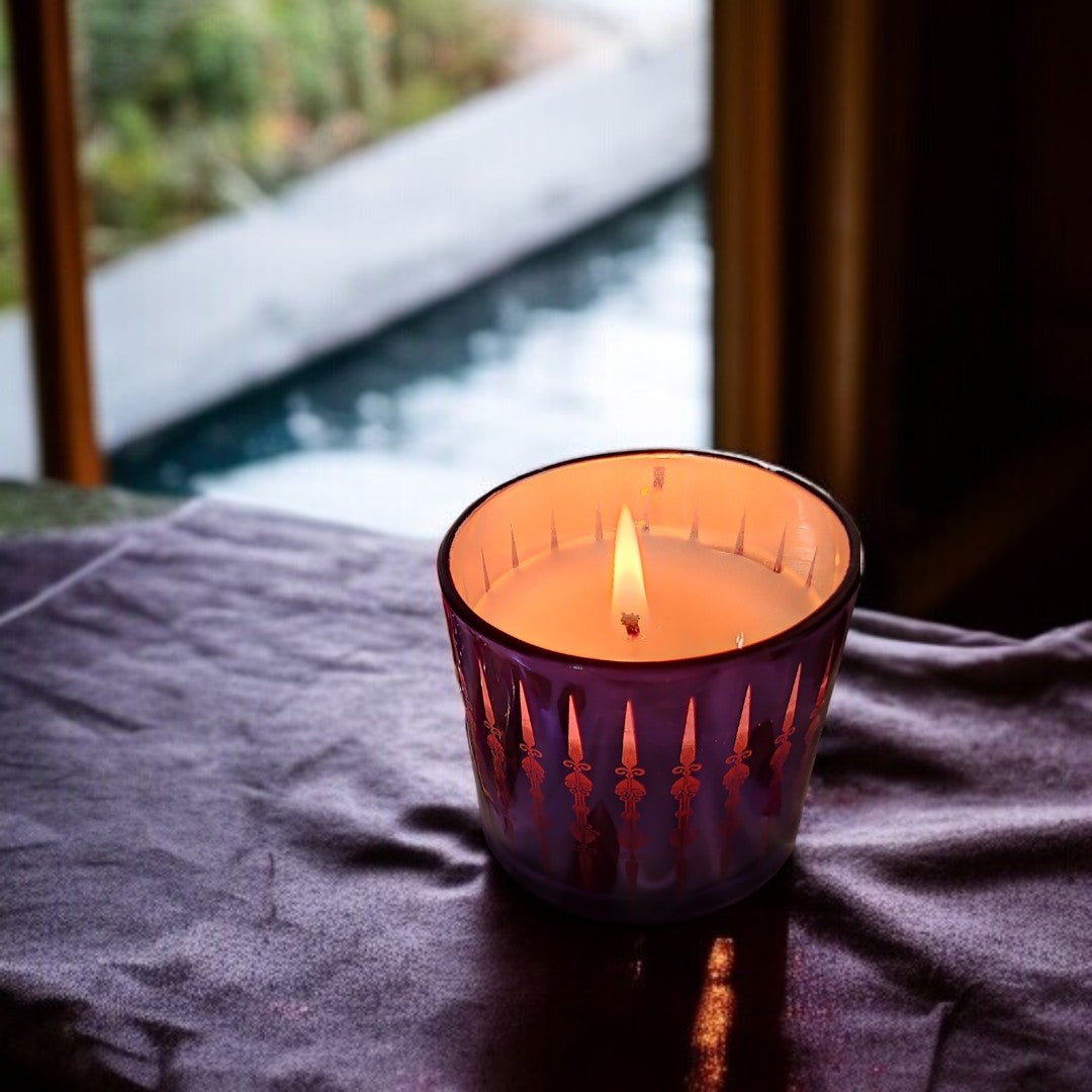 Purple Jar Candle