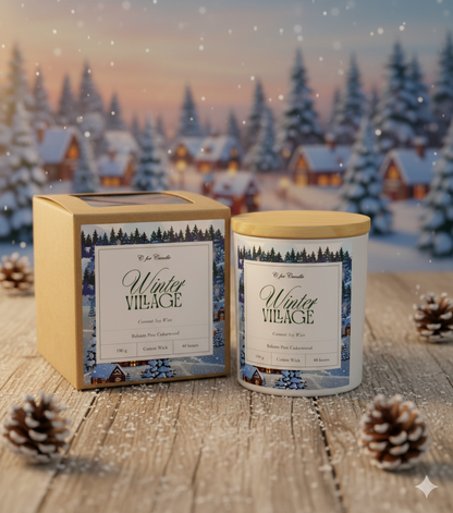 Winter Village Candle