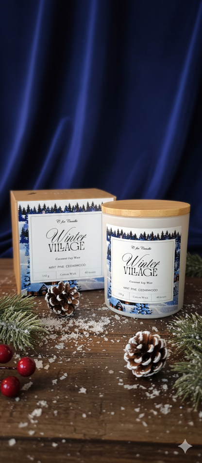 Winter Village Candle