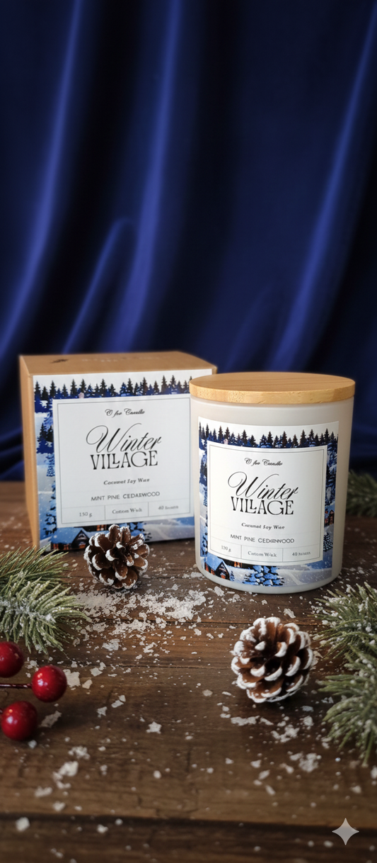 Winter Village Candle